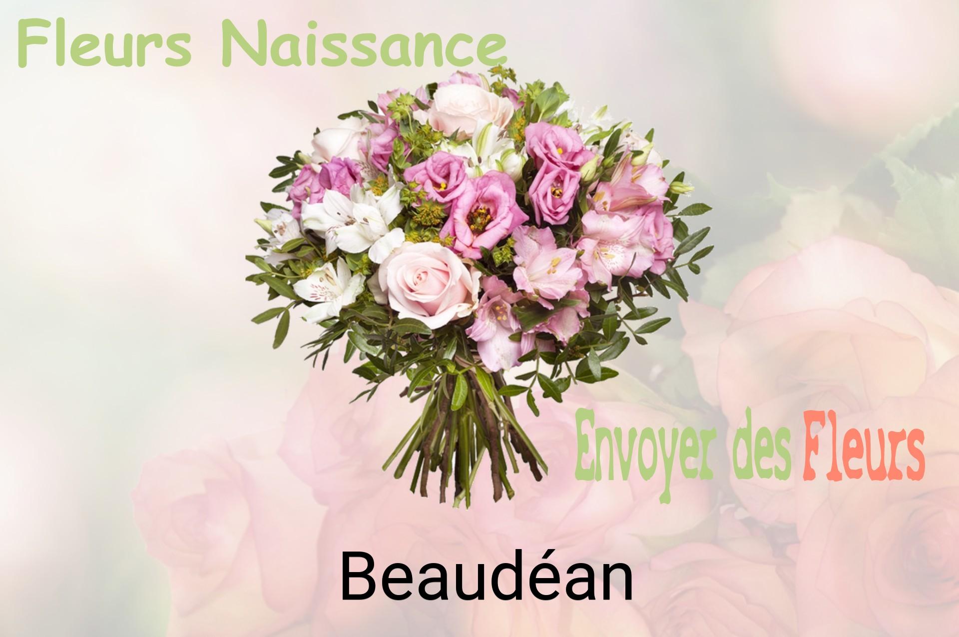 Bouquet de fleurs de naissance livré à Beaudéan